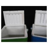 VINTAGE COLEMAN PARTY STACKERS / 2 HURRICANE LANTERNS (NEW)