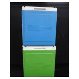 VINTAGE COLEMAN PARTY STACKERS / 2 HURRICANE LANTERNS (NEW)