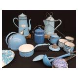BLUE ENAMEL WARE