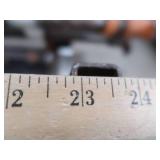 ROLLING RACK WITH 18 ASSORTED SIZED WOOD CLAMPS