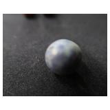 VINTAGE MARBLES / BLUE BALL IDEAL LIDDED JAR