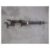 4 LONG METAL PIPE CLAMPS.
