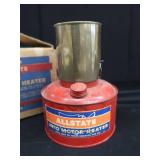 ANTIQUE ALLSTATE AUTO MOTOR HEATER
