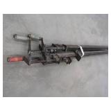4  LONG HEAVY DUTY PIPE CLAMPS.