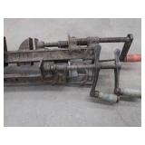 4  LONG HEAVY DUTY PIPE CLAMPS.