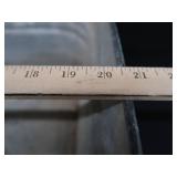 VINTAGE GALVANIZED WASH TUB