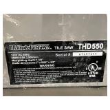 WorkForce THD550 Tile Saw with Water Tray