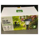 Balhvit Solar Pathway LED Lights 8-Pack