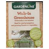 Gardenline Walk-In Greenhouse with Shelves and Ground Stakes