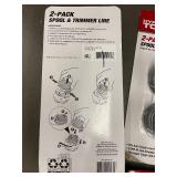 Lot of 6 Hyper Tough 2-Pack Spool & Trimmer Line Packs for 20V Max String Trimmers