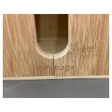 Bamboo Storage Organizer for Trash and Grocery Bags with Mounting Hardware