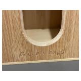 Bamboo Storage Organizer for Trash and Grocery Bags with Mounting Hardware