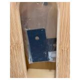 Bamboo Storage Organizer for Trash and Grocery Bags with Mounting Hardware