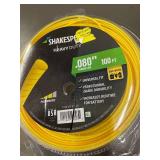 Lot of 3 Shakespeare Heavy Duty .080 Inch Trimmer Line 100 ft Each