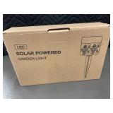 Box of 8 LED Solar Powered Garden Pathway Lights