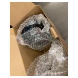 Pair of Metal Flower Hot Air Balloon Solar Outdoor Lanterns