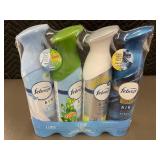 Febreze Air Freshener Assorted Scents 4 Pack Sealed