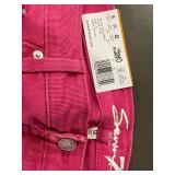 Seven7 Slim Straight Jean High Rise Pink Size 12