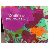 Set of 5 Daveliou 10" x 10" Wood Panels for Artists