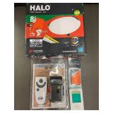 Halo Direct Mount LED Light with Hampton Bay Remotes Bundle