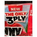 Brawny Tear-A-Square 3-Ply Paper Towels 12 Double Rolls (Equals 24 Regular Rolls)