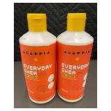 Set of 2 Alaffia Everyday Shea Body Lotion Unscented 16 fl oz Bottles