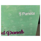Set of 5 Daveliou 10" x 10" Wood Panels for Artists