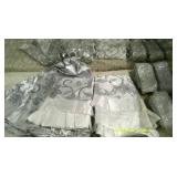 Silver Toned Ornament Tote