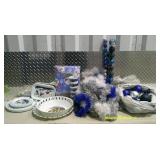 Christmas Blue/White Snowman Tote