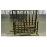 Brass and Steel Metal Bed