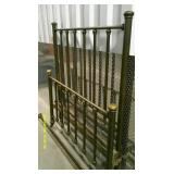 Brass and Steel Metal Bed