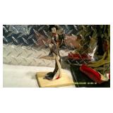 Geisha Statues & Music Box Circa 1960s Japan