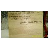 Geisha Statues & Music Box Circa 1960s Japan