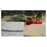 Table Cloth & Candle Decoration