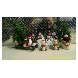 Snowman & Moose Decor