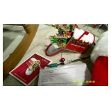 Stockings & Santa Decoration