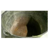 Enameled/ Porcelain Coated Pail, Coffee Pot and Steel Pail