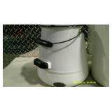 Enameled/ Porcelain Coated Pail, Coffee Pot and Steel Pail