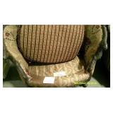 Victorian Styled Rose Themed Chairs & Ottoman