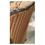 Victorian Styled Rose Themed Chairs & Ottoman