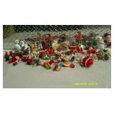 A large selection of loose Christmas Tree Ornaments