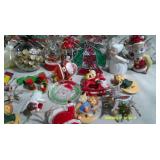 A large selection of loose Christmas Tree Ornaments