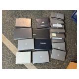 Lot of 16 Laptops