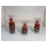 Lot of (3) Candle Holders