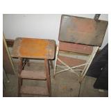 Trio of assorted stools...