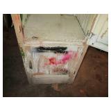 Vintage wood 2-door pantry approx 1...