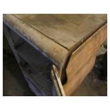 Vintage wood 2-door pantry approx 1...