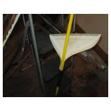 Folding painters step stool, misc l...