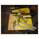 Ratcheting tree lopper, hammers and...