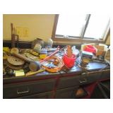 Trickle charger, drill bits, nut dr...